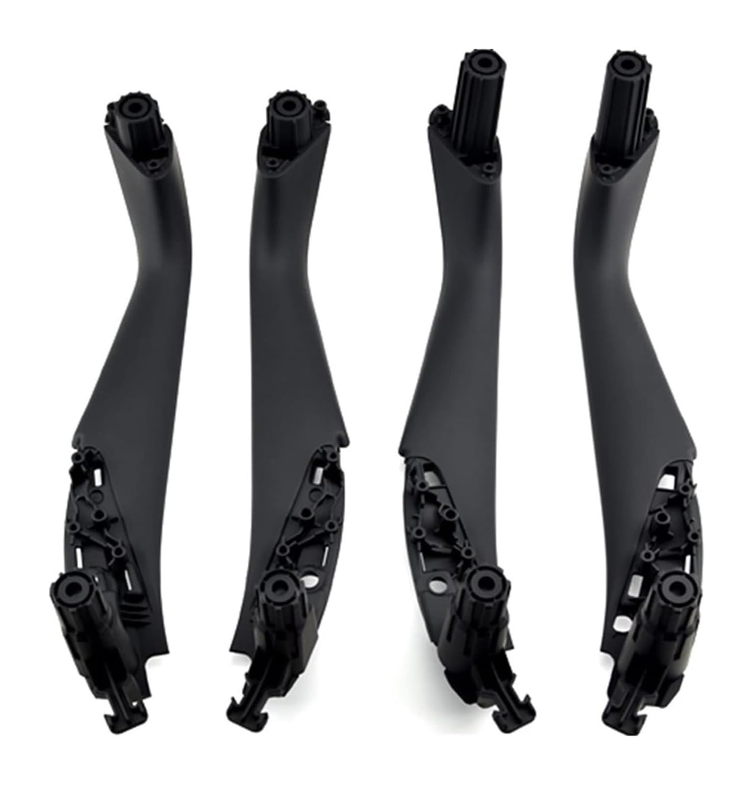 Auto Innen Türgriff Für B&MW 5 Series G30 G31 G38 F90 2017-2022 Auto-Innentürgriffverkleidung Zuggriffverkleidung(Black,4pcs Set) von YADLIUASA