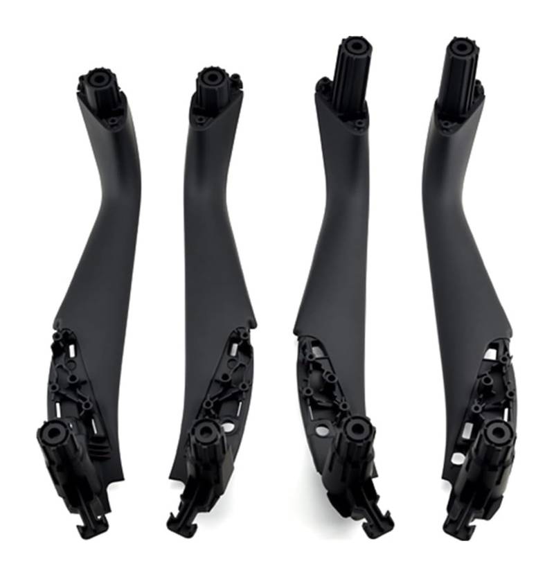 Auto Innen Türgriff Für B&MW 5 Series G30 G31 G38 F90 2017-2022 Auto-Innentürgriffverkleidung Zuggriffverkleidung(Black,4pcs Set) von YADLIUASA