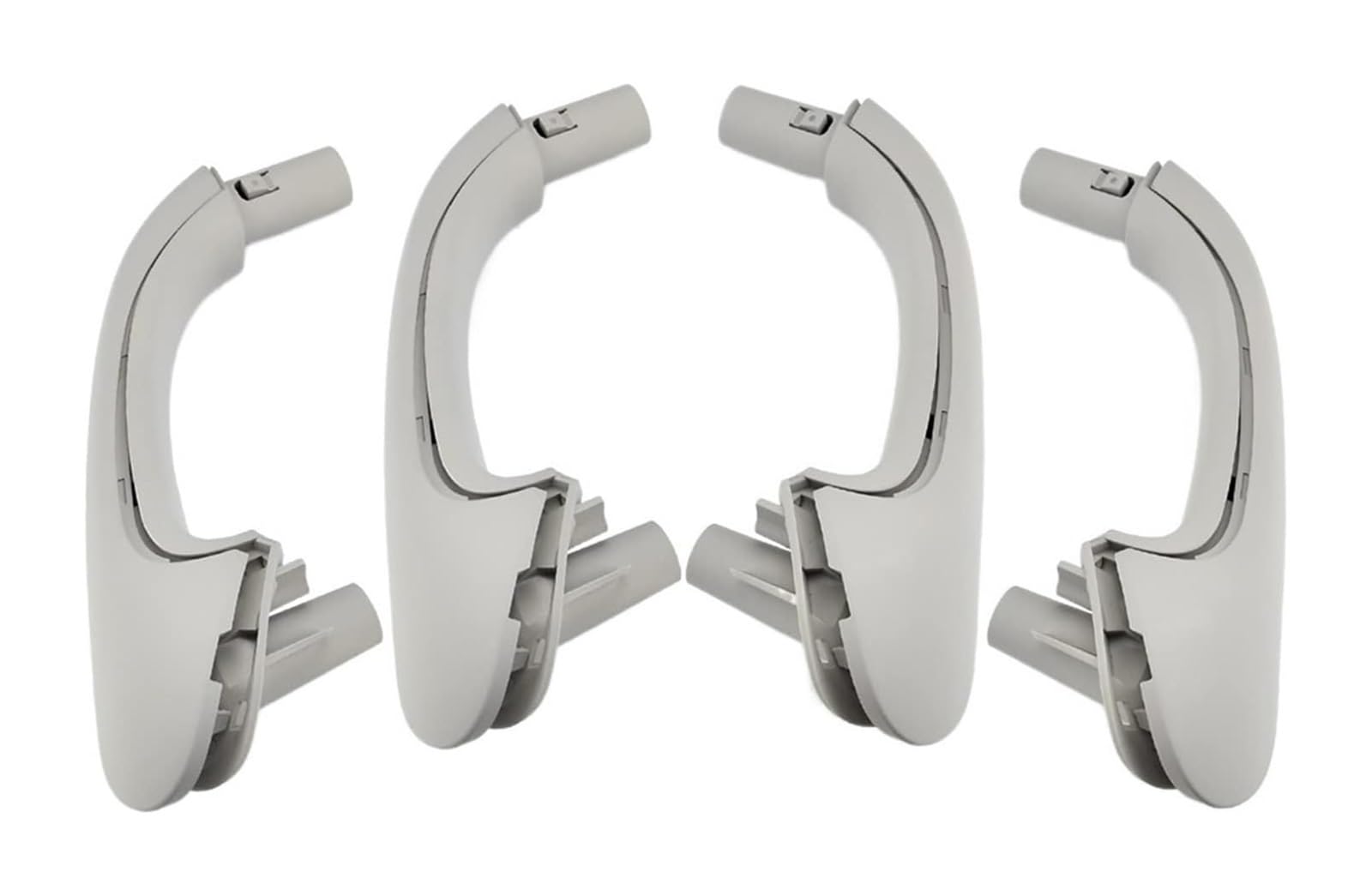 Auto Innen Türgriff Für B&MW 7-Serie F01 F02 730Li 740Li 750Li 760Li Abdeckung Auto Innentürgriffe Innentüren Panel Griffverkleidung(Grey-4pcs) von YADLIUASA