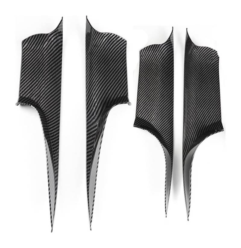 Auto Innen Türgriff Für B&MW 7er F01 F02 2008–2015 Vorne Hinten Links Rechts Innere Türen Panel Griff Bar Pull Carrier Trim Cover(All Carbon) von YADLIUASA