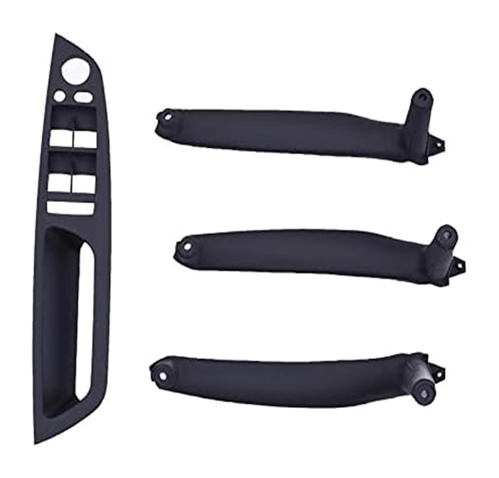 Auto Innen Türgriff Für B&MW E70 E71 X5 X6 Armlehne Auto Links Vorne Fahrersitz LHD Innentürgriff Innenverkleidung Pull Trim Abdeckung(E70-set-black) von YADLIUASA