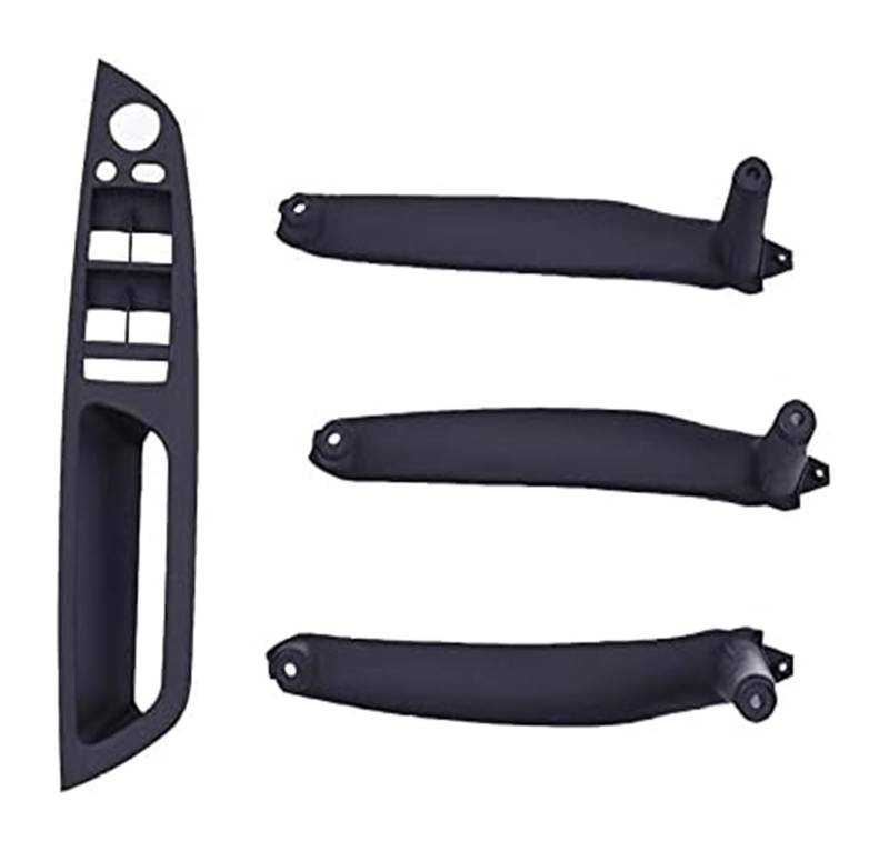 Auto Innen Türgriff Für B&MW E70 E71 X5 X6 Armlehne Auto Links Vorne Fahrersitz LHD Innentürgriff Innenverkleidung Pull Trim Abdeckung(E70-set-black) von YADLIUASA