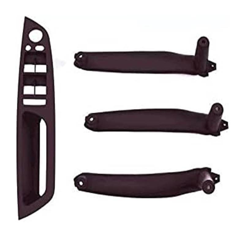 Auto Innen Türgriff Für B&MW E70 E71 X5 X6 Armlehne Auto Links Vorne Fahrersitz LHD Innentürgriff Innenverkleidung Pull Trim Abdeckung(E70-set-mocha) von YADLIUASA