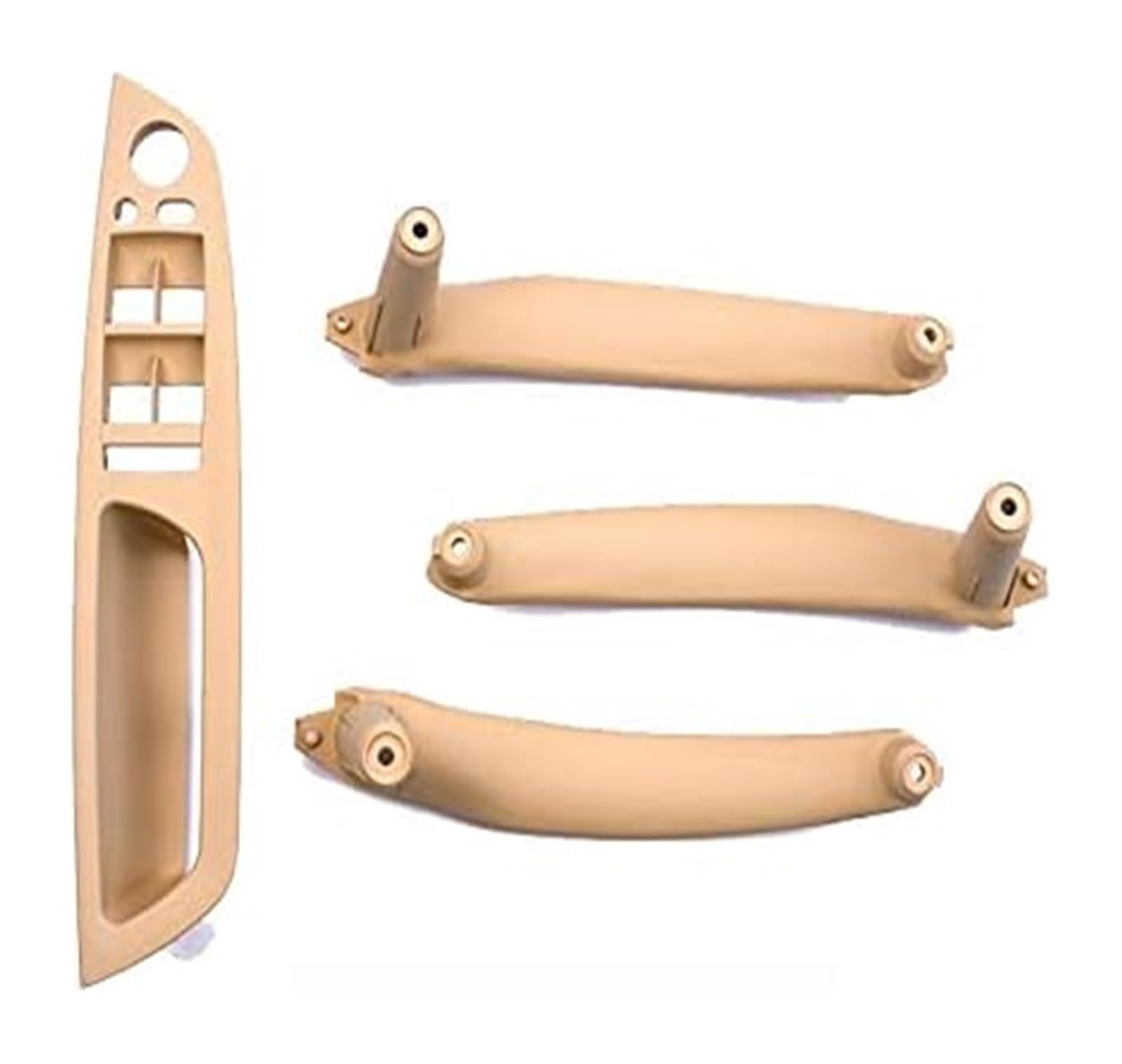 Auto Innen Türgriff Für B&MW E70 E71 X5 X6 Set Armlehne Auto Links Vorne Fahrersitz LHD Innentürgriff Innenverkleidung Pull Trim Abdeckung(E70-set-beige) von YADLIUASA