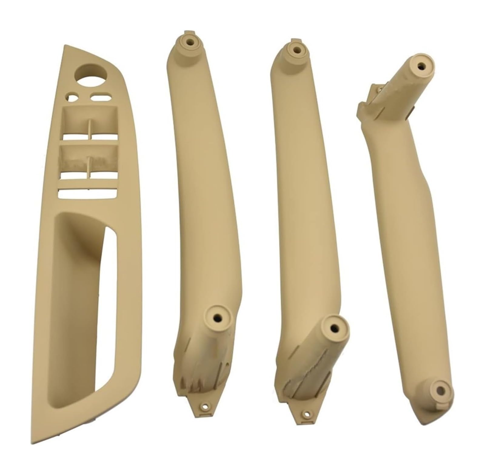 Auto Innen Türgriff Für B&MW E70 X5 2006-2013 X6 E71/E72 2007-2014 Armlehne Auto LHD Innentürgriff Panel Pull Trim Abdeckung(Beige 4 Pcs) von YADLIUASA