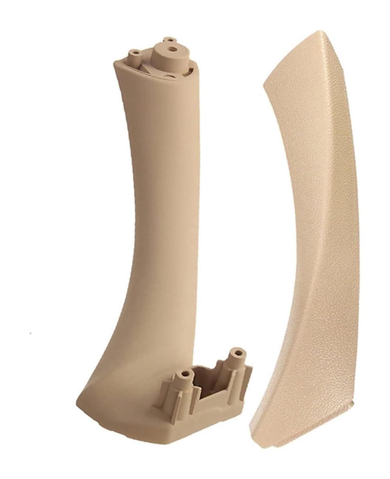 Auto Innen Türgriff Für B&MW E90 E91 3 Serie 318 320 325 328 2005–2012 Auto-Innentürgriff-Panel-Trim-Abdeckungszubehör(2pc Beige(Left)) von YADLIUASA