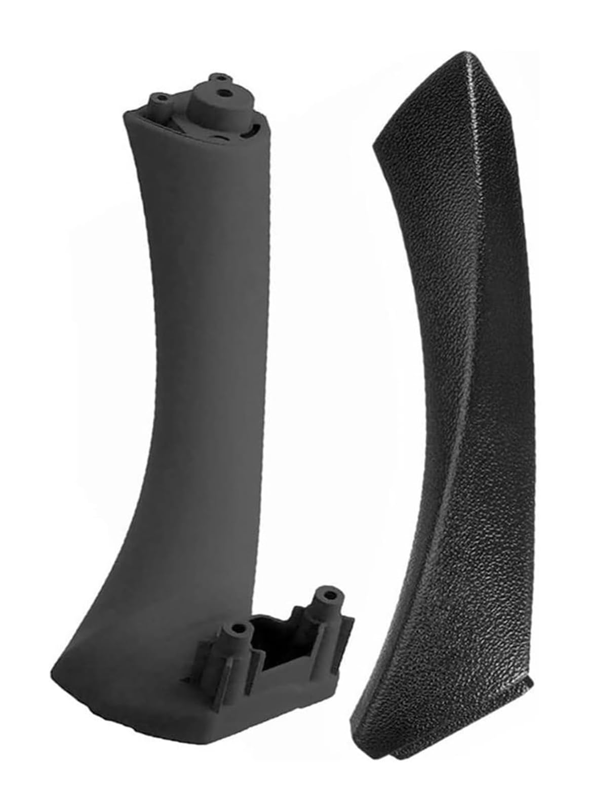 Auto Innen Türgriff Für B&MW E90 E91 3 Serie 318 320 325 328 2005–2012 Auto-Innentürgriff-Panel-Trim-Abdeckungszubehör(2pc Black(Right)) von YADLIUASA