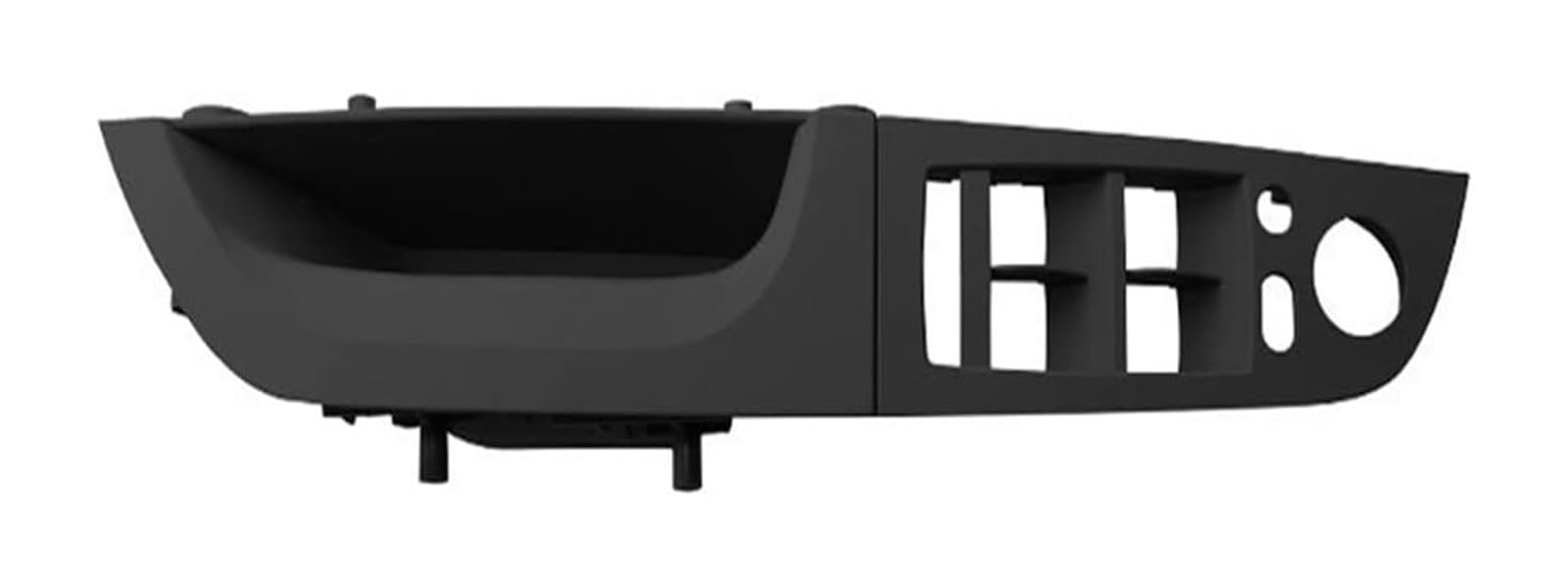Auto Innen Türgriff Für B&MW E90 E91 3 Serie 318 320 325 328 2005–2012 Auto-Innentürgriff-Panel-Trim-Abdeckungszubehör(Black Left Front) von YADLIUASA