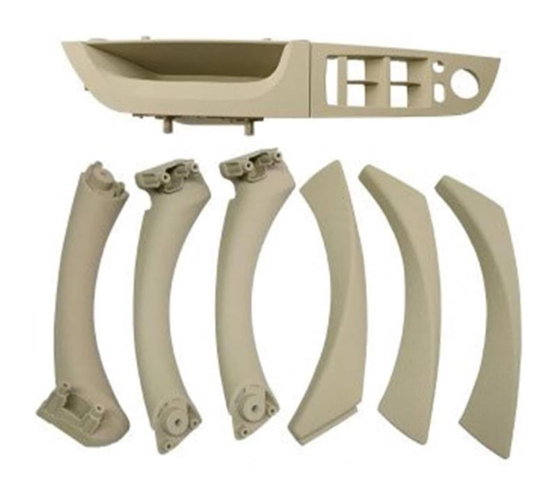 Auto Innen Türgriff Für B&MW E90 E91 3er 2004–2012 LHD RHD Innentürgriff-Panel-Kit Sedan Pull Trim Cover Zubehör von YADLIUASA