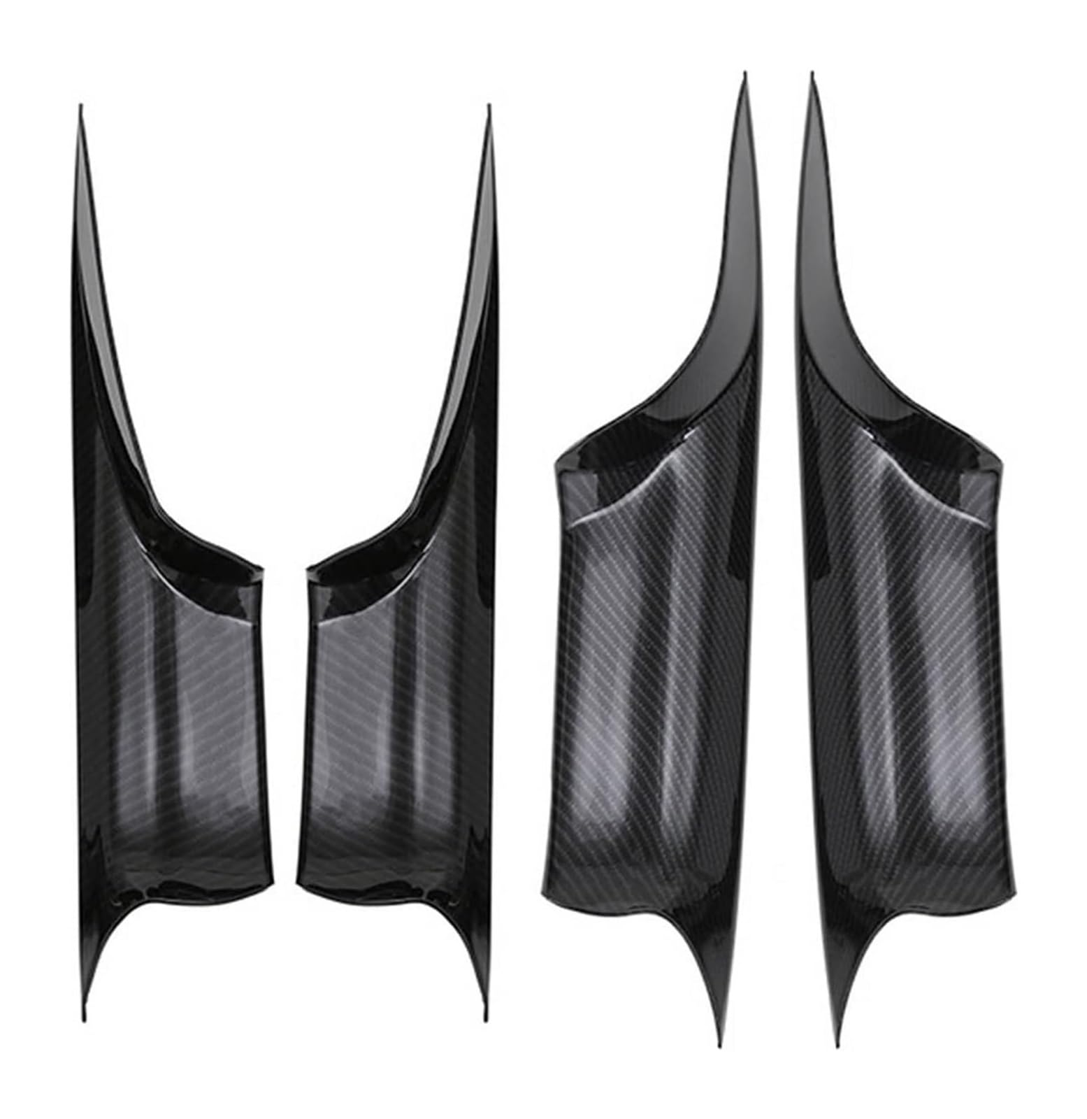 Auto Innen Türgriff Für B&MW F01 7 Serie 730 750 2008–2015 Vorne Hinten Links Rechts Innentüren Panel Griff Zuggriff Verkleidung(All Carbon Pattern) von YADLIUASA