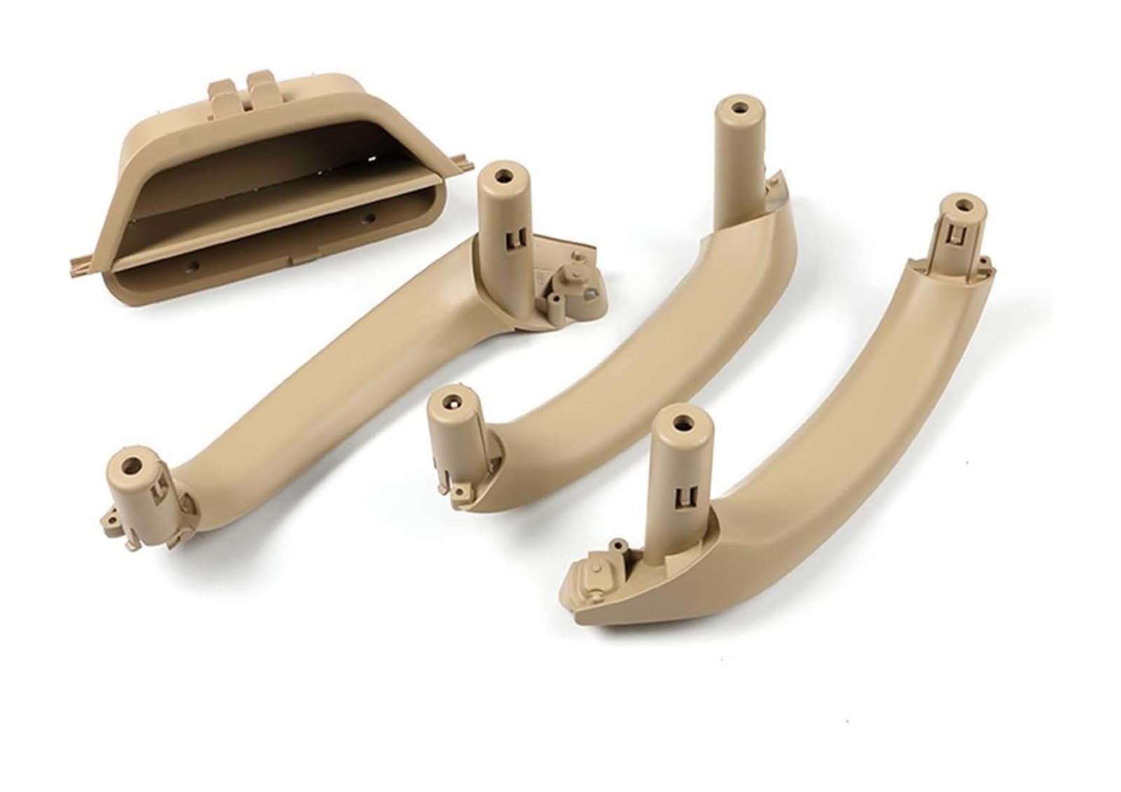 Auto Innen Türgriff Für B&MW F25 X3 F26 X4 2010-2017 LHD Links Rechts Autotür Innengriff Pull Trim Abdeckung Auto Styling Zubehör(4pcs Beige) von YADLIUASA