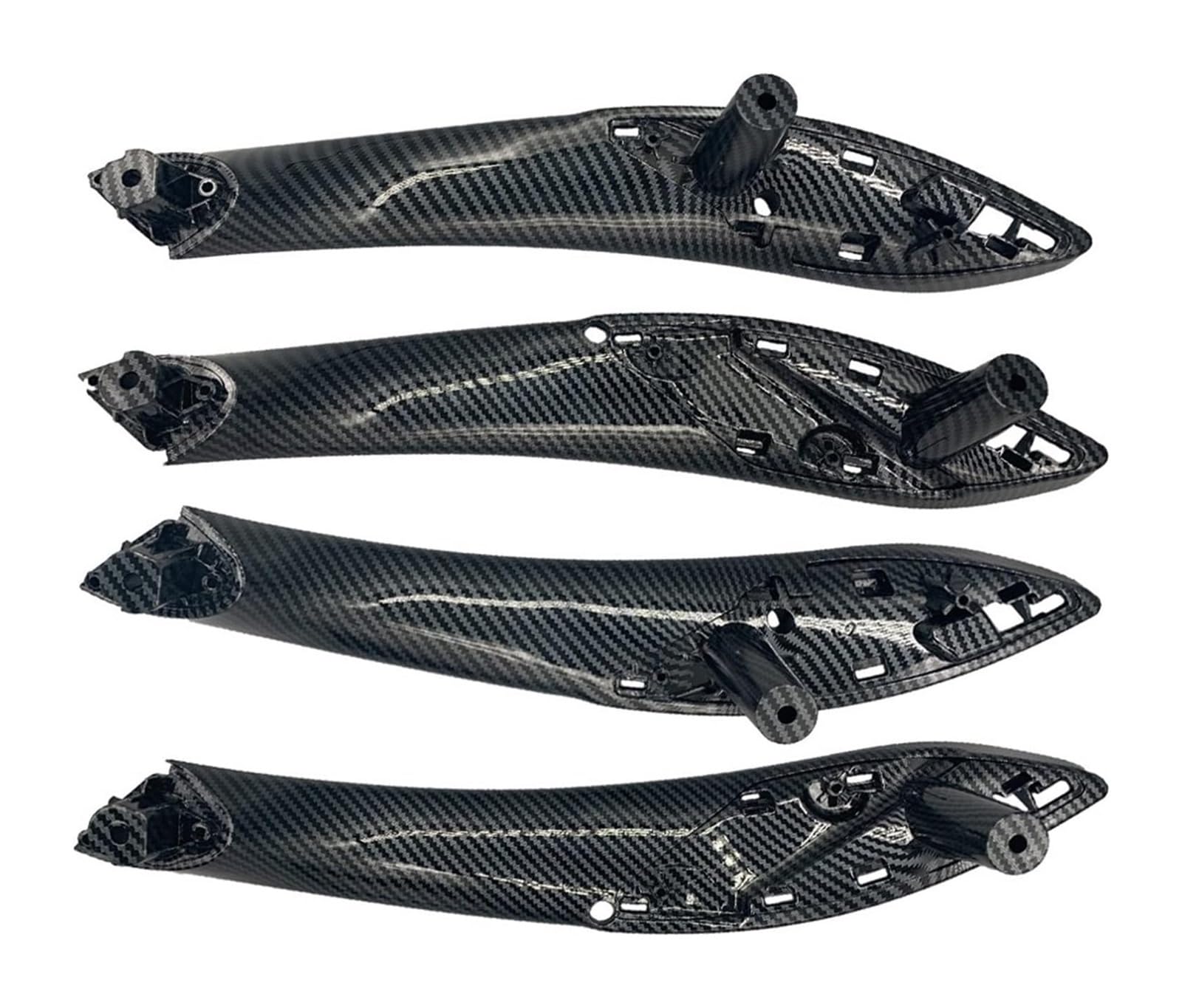 Auto Innen Türgriff Für B&MW F30 F80 F31 F32 F33 F35 2013–2018 Vorne Hinten Links/rechts 2/4 Stück Auto-Innentür-Zuggriff-Abdeckungsverkleidung(4pcs Carbon) von YADLIUASA