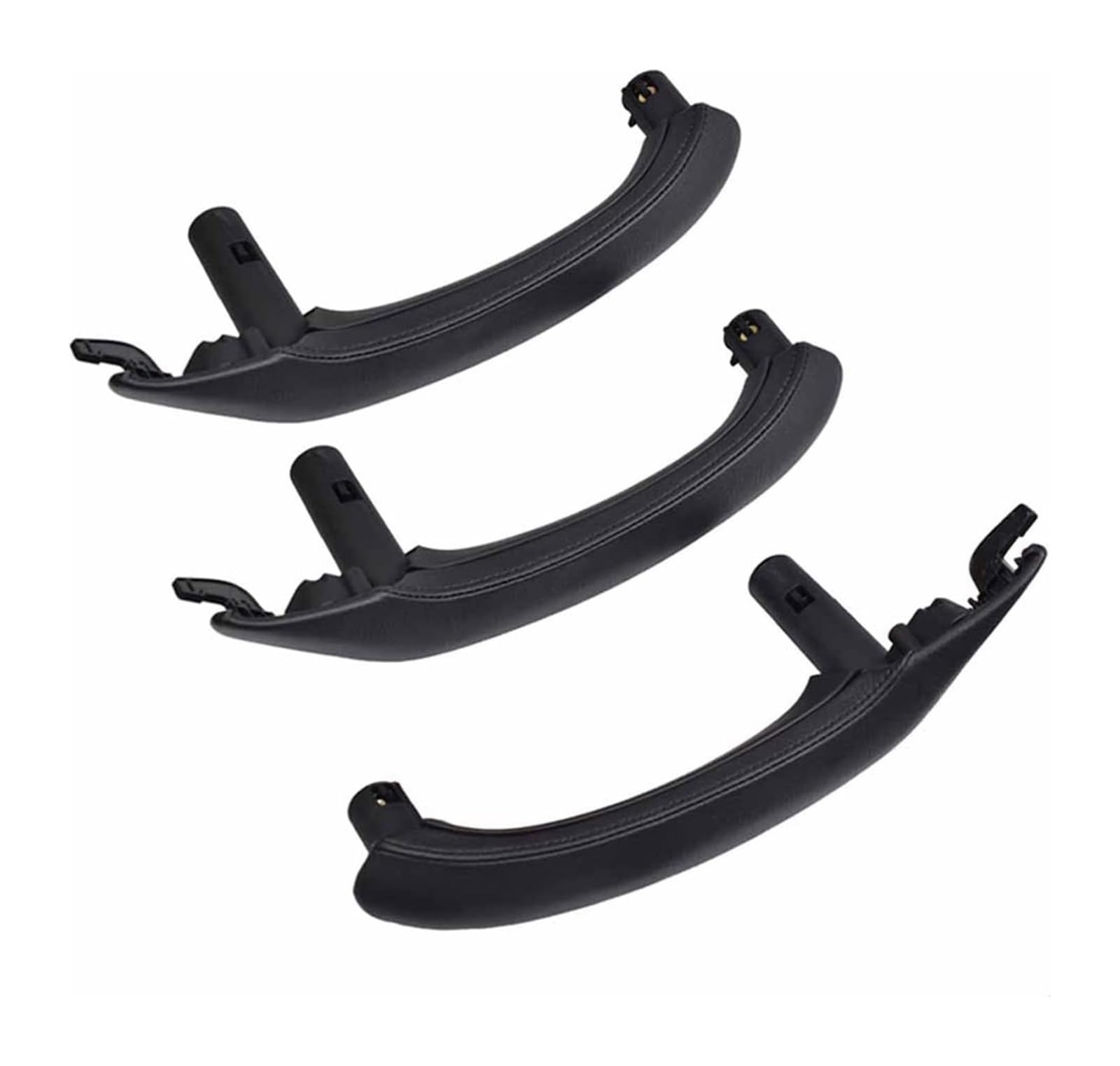 Auto Innen Türgriff Für B&MW X3 X4 F25 F26 2010–2016 Auto-Innenraum-Beifahrertür Links Rechts Zuggriffabdeckungsverkleidung(Black,RHD Set) von YADLIUASA