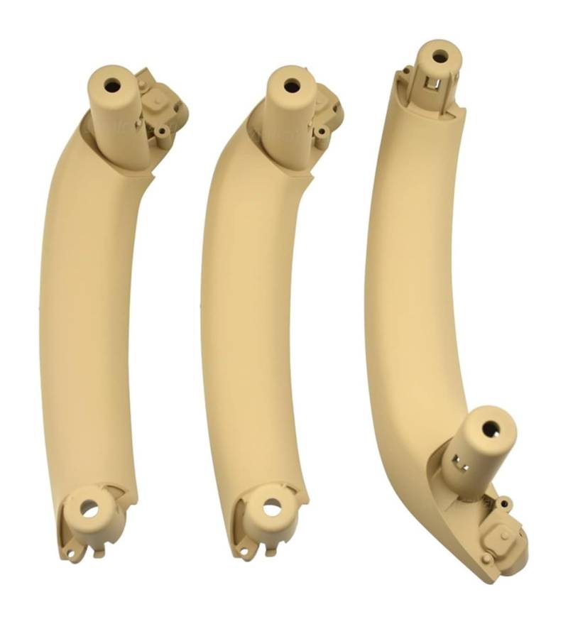 Auto Innen Türgriff Für B&MW X3 X4 F25 F26 2010-2016 LHD Auto Innentür Pull Griff Armlehne Panel Abdeckung Trim Zubehör(Beige 3pcs) von YADLIUASA