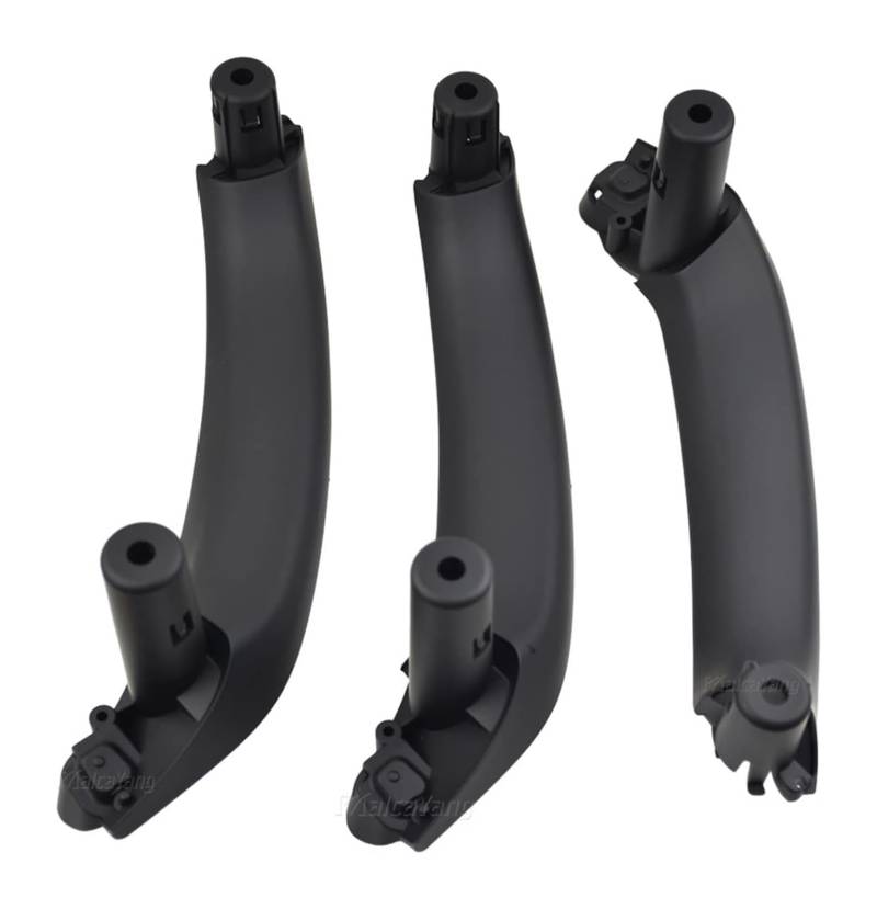 Auto Innen Türgriff Für B&MW X3 X4 F25 F26 2010-2016 LHD Auto Innentür Pull Griff Armlehne Panel Abdeckung Trim Zubehör(Black 3pcs) von YADLIUASA