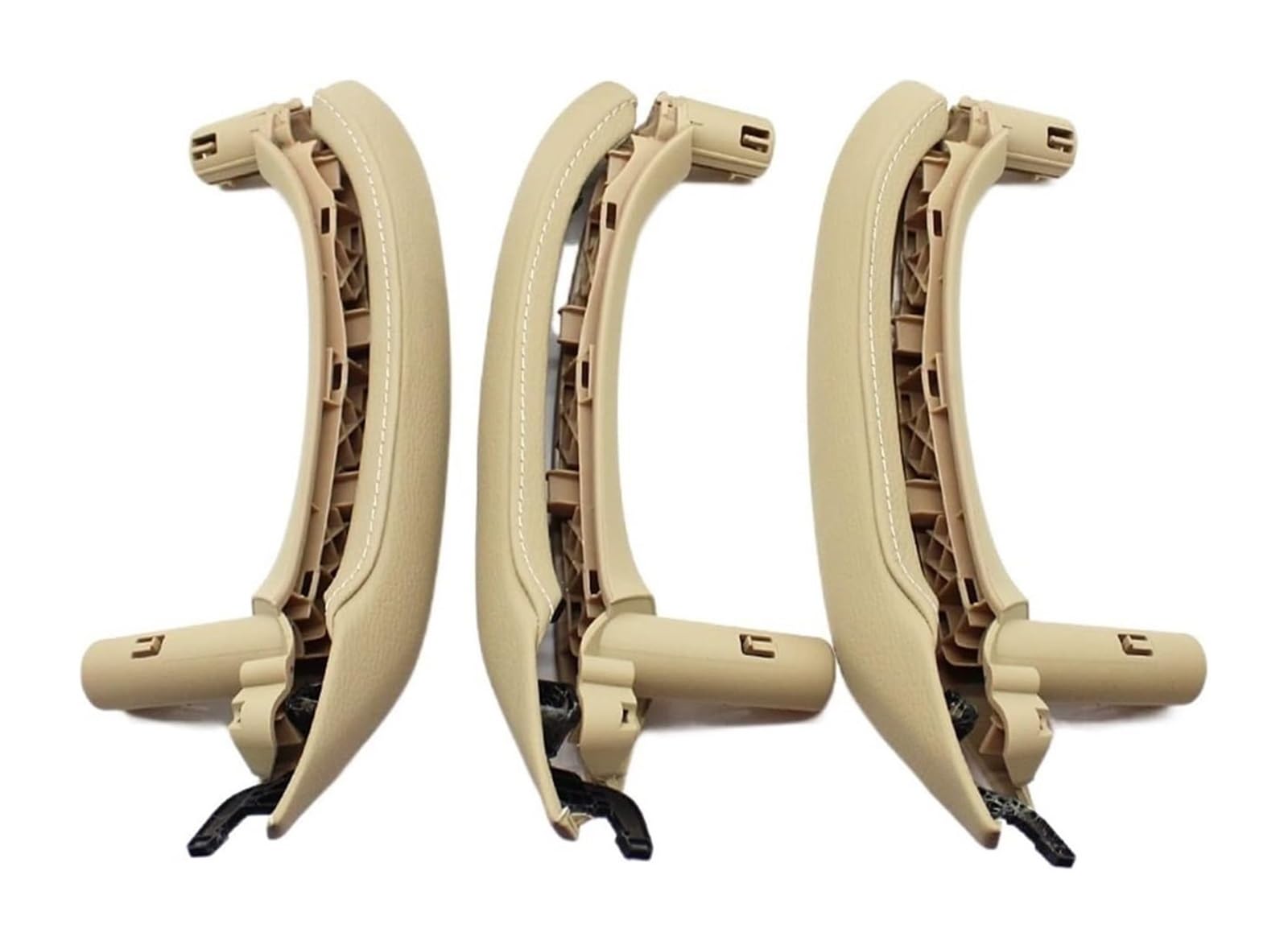 Auto Innen Türgriff Für B&MW X3 X4 F25 F26 2010-2016 LHD RHD Innen Beifahrertür-Zuggriffabdeckung Mit Innengriffbaugruppe(Beige,LHD Set) von YADLIUASA