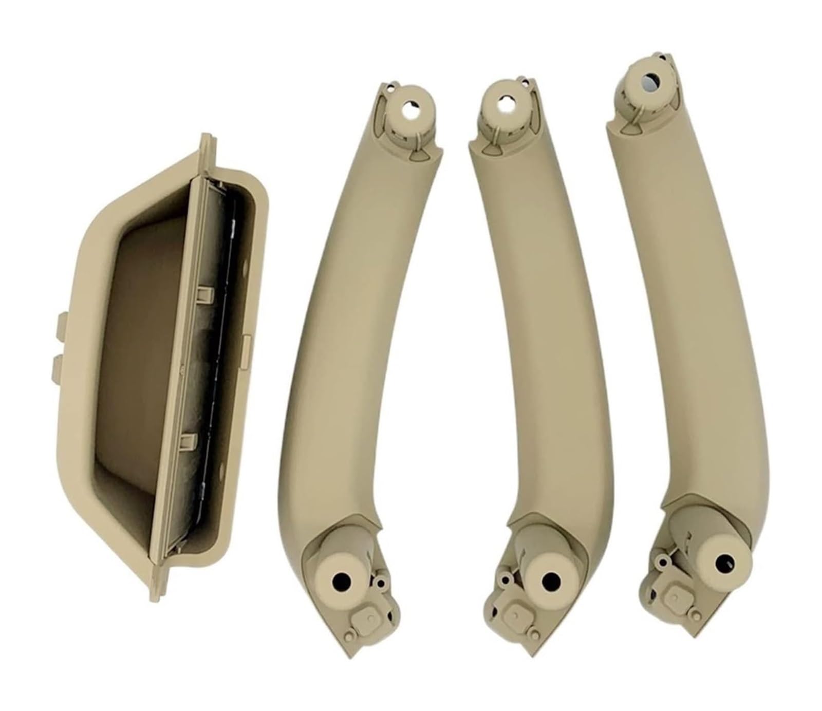 Auto Innen Türgriff Für B&MW X3 X4 F25 F26 2010-2016 RHD LHD Auto Innentürgriff Panel Griff Pull Trim Abdeckung(Lhd 4pcs Set Beige) von YADLIUASA