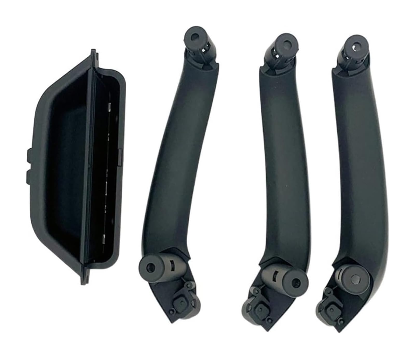 Auto Innen Türgriff Für B&MW X3 X4 F25 F26 2010-2016 RHD LHD Auto Innentürgriff Panel Griff Pull Trim Abdeckung(Lhd 4pcs Set Black) von YADLIUASA
