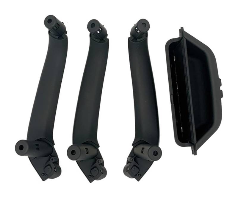 Auto Innen Türgriff Für B&MW X3 X4 F25 F26 2010-2016 RHD LHD Auto Innentürgriff Panel Griff Pull Trim Abdeckung(RHD 4pcs Set Black) von YADLIUASA