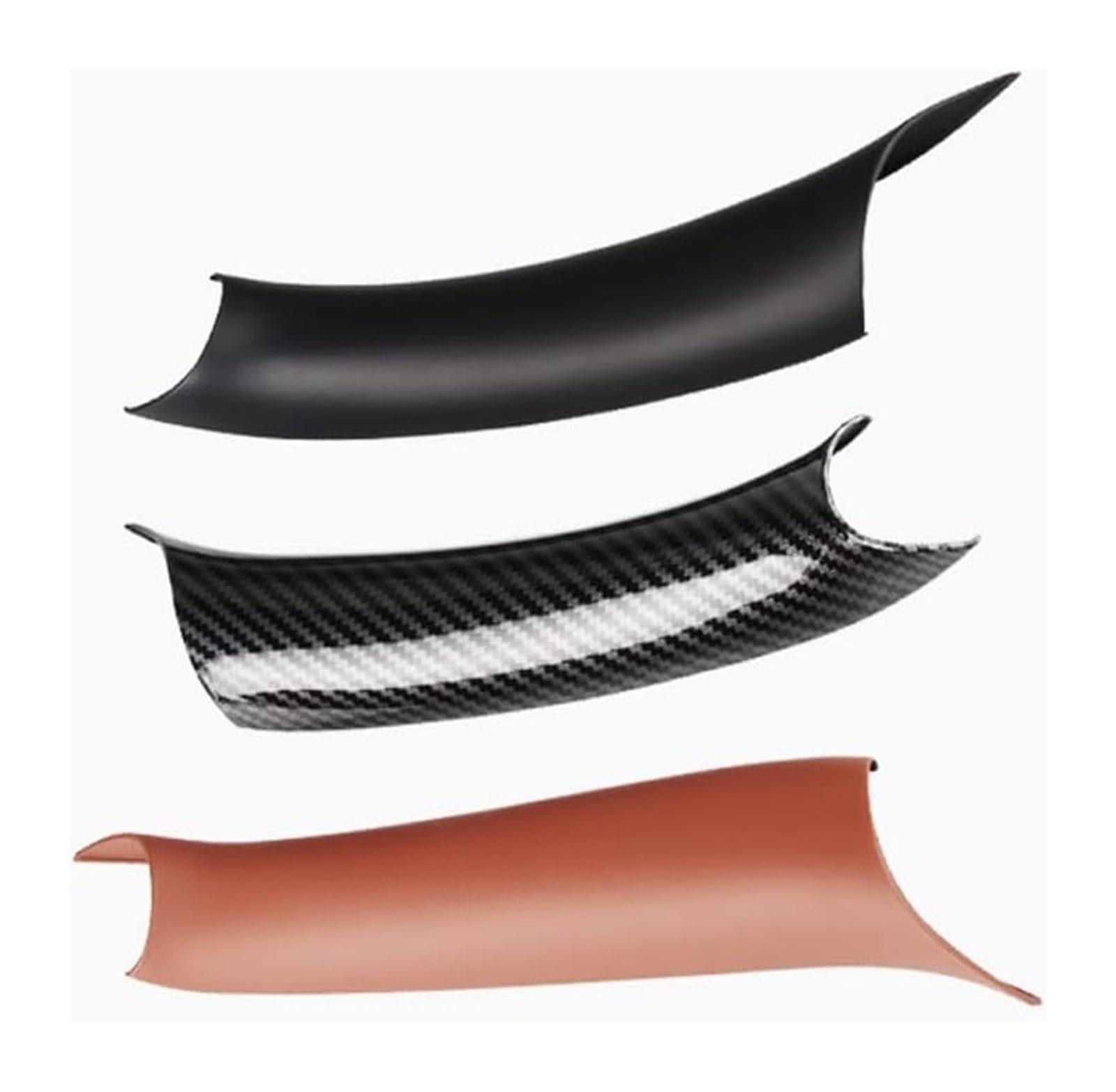 Auto Innen Türgriff Für B&MW X5 E70 F15 X6 E71 F16 LHD Auto-Innentürverkleidung Haltegriffabdeckungen Armlehnen-Schutzverkleidung(Carbon Fiber) von YADLIUASA