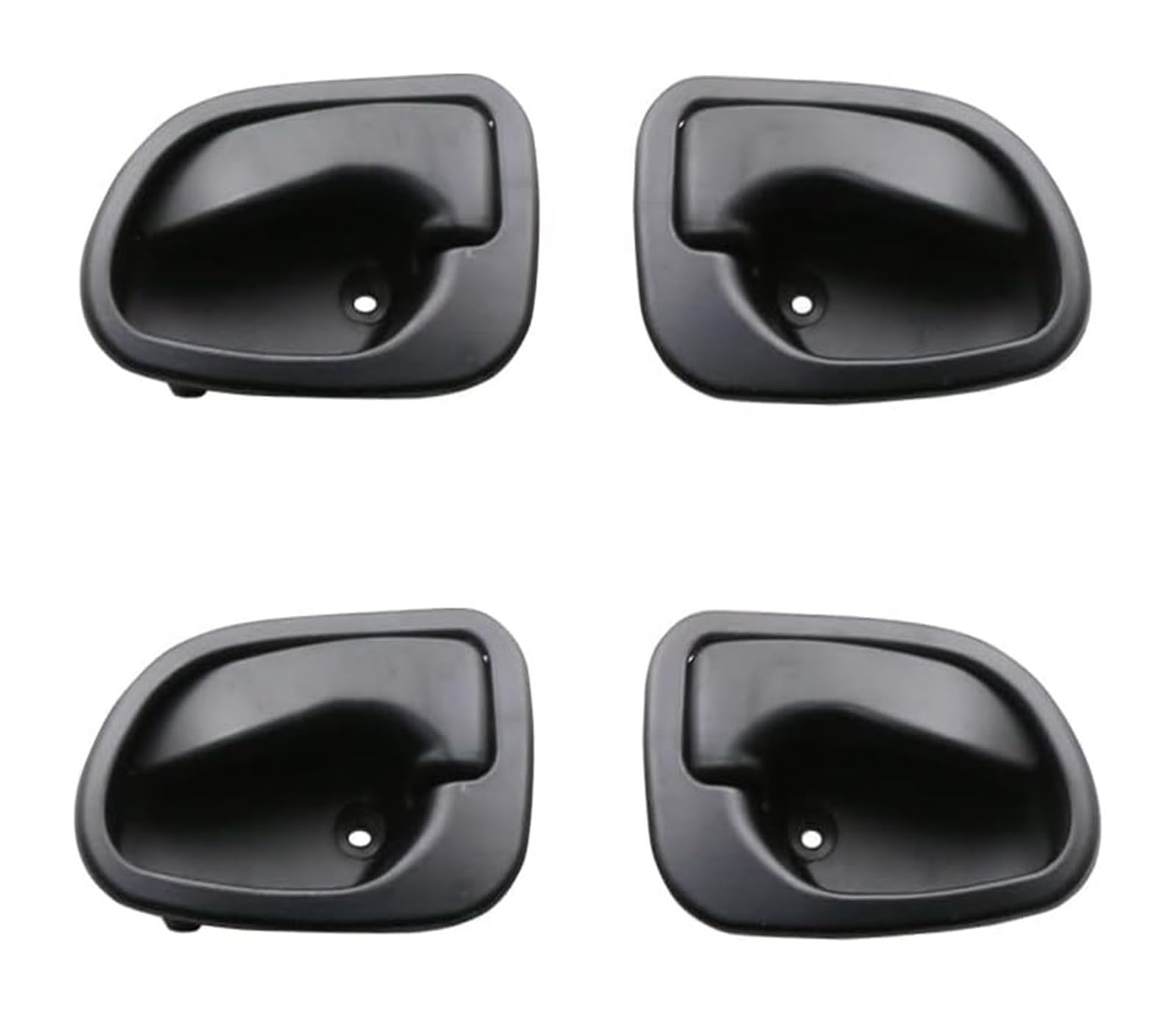 Auto Innen Türgriff Für B&MW X5 F15 X6 F16 2014-2018 Auto Innentürgriff Schüssel Rahmen Dekoration Abdeckung Trim Aufkleber Zubehör(Black,4PCS) von YADLIUASA