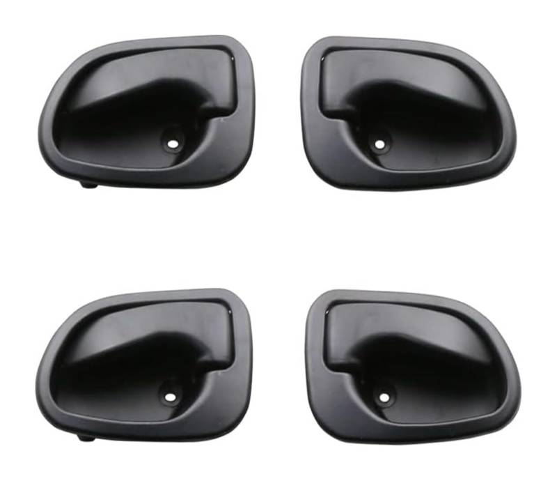 Auto Innen Türgriff Für B&MW X5 F15 X6 F16 2014-2018 Auto Innentürgriff Schüssel Rahmen Dekoration Abdeckung Trim Aufkleber Zubehör(Black,4PCS) von YADLIUASA