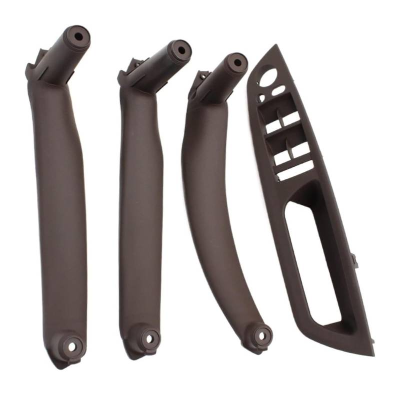 Auto Innen Türgriff Für B&MW X5 X6 E70 E71 E72 2007-2013 RHD Rechtslenker Innentür Armlehne Zuggriff Komplettset(RHD Moka 4pcs) von YADLIUASA
