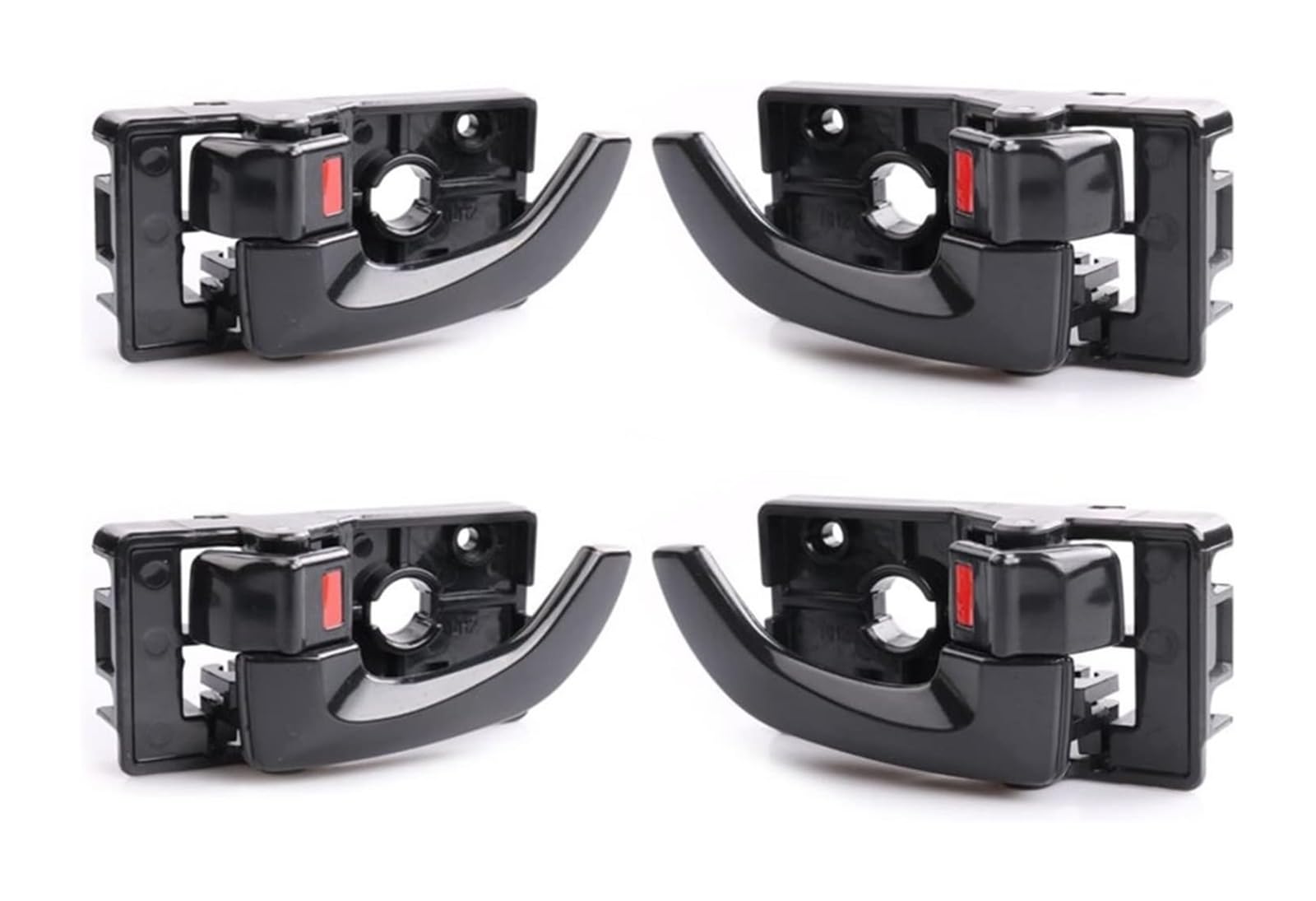 Auto Innen Türgriff Für Civic 2016-2020 Abs Tür Armlehne Panel Tür Schüssel Dekoration Rahmen Aufkleber Auto Zubehör(4 Doors Pair 4 Pcs) von YADLIUASA