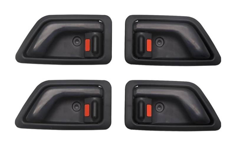 Auto Innen Türgriff Für Hyundai Für Getz Für Klicken TB 2002-2009 Links Rechts Inneren Türgriff Inneren Tür Pull Griff Trim(Black,4PCS) von YADLIUASA