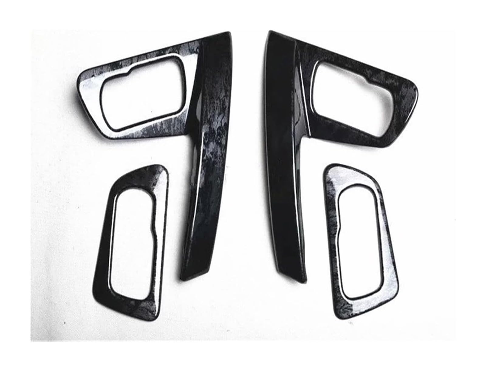 Auto Innen Türgriff Für KIA Für Carens Für Rondo 2007-2013 Links Rechts Türgriff Innen Tür Pull Griff Trim(Black Wood Grain) von YADLIUASA