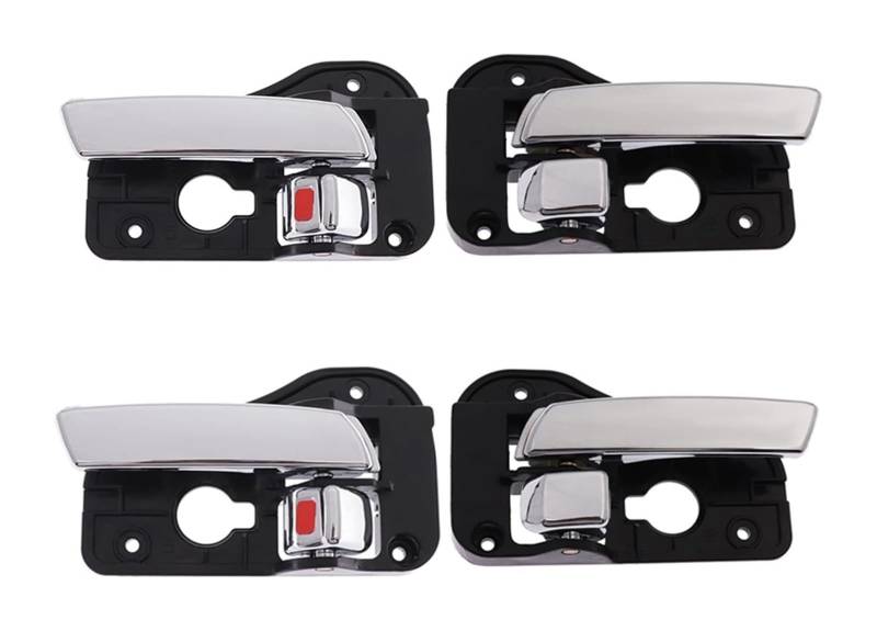 Auto Innen Türgriff Für KIA Für Carens Für Rondo 2007-2013 Links Rechts Türgriff Innen Tür Pull Griff Trim(Left Right 4pcs) von YADLIUASA