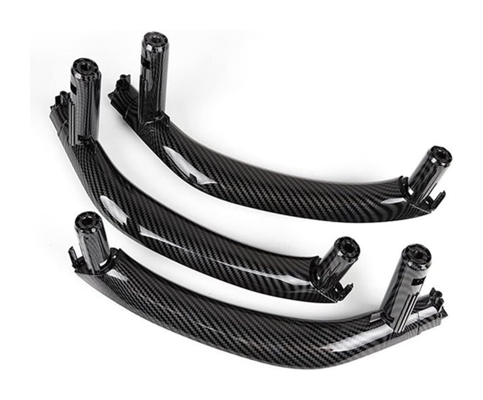 Auto Innen Türgriff Für M&ercedes Für B&ENZ W203 C-Klasse 2000-2007 Auto-Innentürgriffe(Carbon Fiber Color) von YADLIUASA