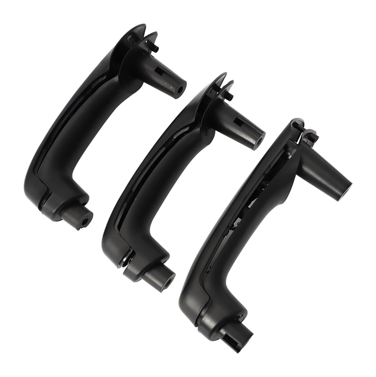 Auto Innen Türgriff Für N&issan Für Qashqai J10 2007-2015 Autozubehör ABS-Abdeckung Innentürzuggriffverkleidung(3 Door 3pcs) von YADLIUASA