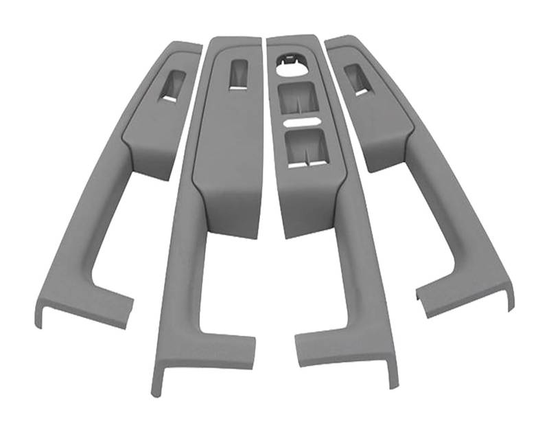 Auto Innen Türgriff Für S&Koda Für Superb 2 2008-2013 4 PCS 1 Satz Innentürgriff Armlehnenrahmen Zuggriffverkleidung von YADLIUASA