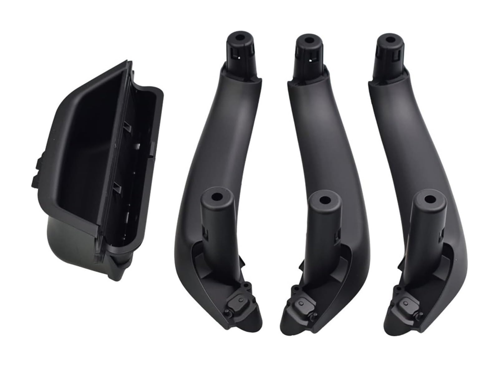 Auto Innen Türgriff Für S&Koda Für Superb 2001–2008 Auto Links Rechts Innen Türgriff Armlehne Zubehör(Black-4pcs) von YADLIUASA