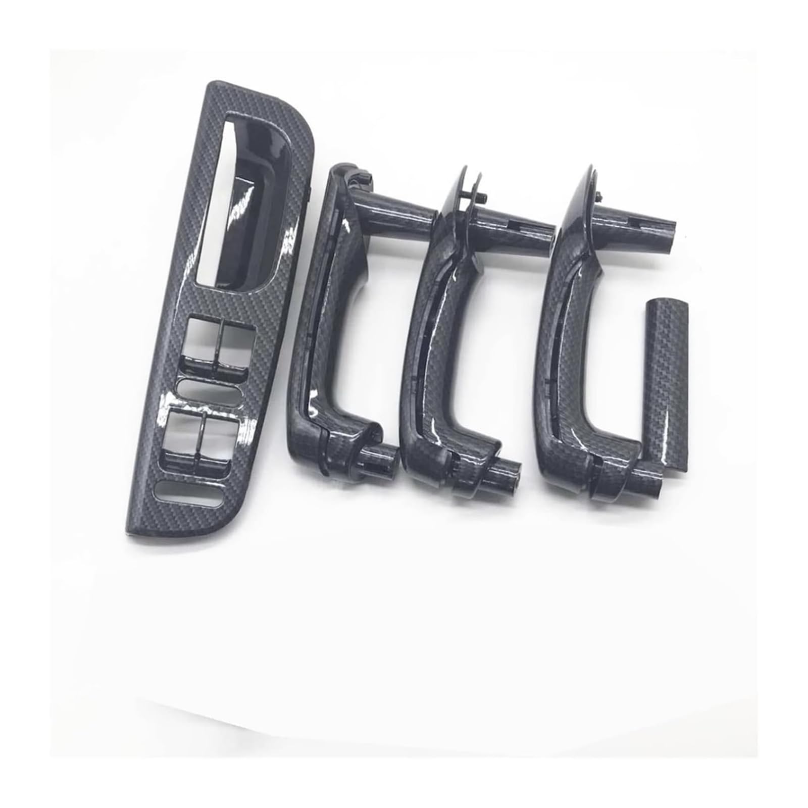 Auto Innen Türgriff Für S&Koda Für Superb 2007-2014 Vorne Links Rechts Tür Armlehne Box Inner Griff Rahmen Heber Schalter Box Trim(5pcs) von YADLIUASA