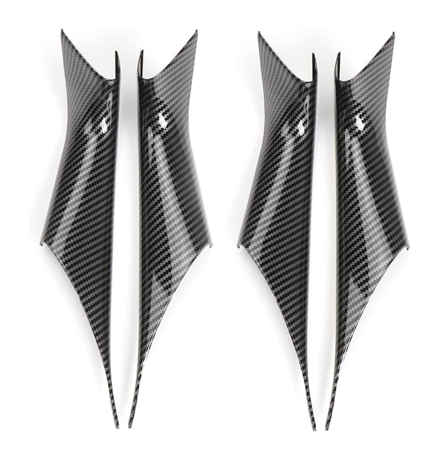 Auto Innen Türgriff Für VW Für Golf 6 MK6 2009-2013 Auto Tür Armlehne Griff Streifen Abdeckung Ersatz Formteile(2 Pair) von YADLIUASA