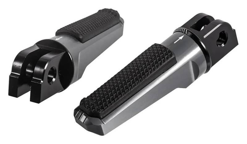 Für YZF Für R6 03-20 Für YZF Für R1 02-21 Für YZF-R1M 17-21 Motorrad-Frontpedale Fußrasten Motorrad Anti Rutsch Fußpedal(Titanium) von YADLIUASA