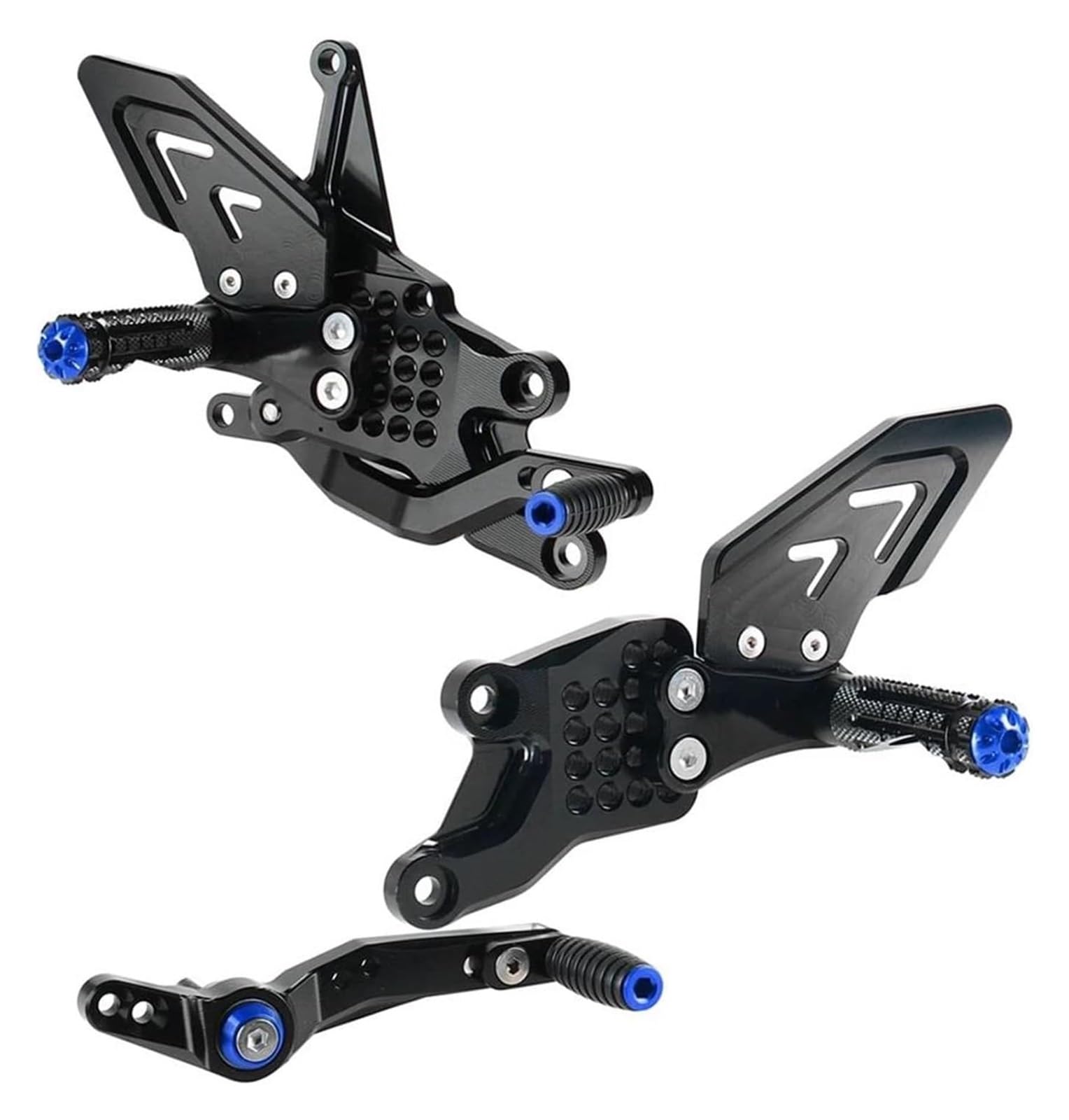 Für YZF-R7 2021-2023 Motorrad Fußrastenanlage Fußrasten Peg Pedal Einstellbar Zubehör Motorrad Anti Rutsch Fußpedal Für YZF-R7 2021-2023 Motorrad Fußrastenanlage Fußrasten Peg Pedal Einstellbar Zubehör Motorrad Anti Rutsch Fußpedal von YADLIUASA