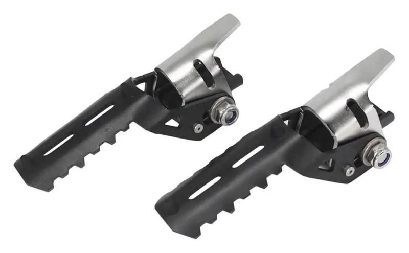 Motorrad Ruhepedal Für BM&W Für F800 Für S1000XR Für F750GS Für F850GS Für C400X Motorrad Vorderfußrasten Klappbare Fußstützenklemmen Motorrad Anti Rutsch Fußpedal von YADLIUASA
