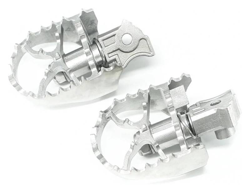 Motorrad Ruhepedal Für BM&W Für G650GS 2000-2017 Motorrad Frontfahrer Fußrasten Breites Drehbares Pedal Motorrad Anti Rutsch Fußpedal von YADLIUASA