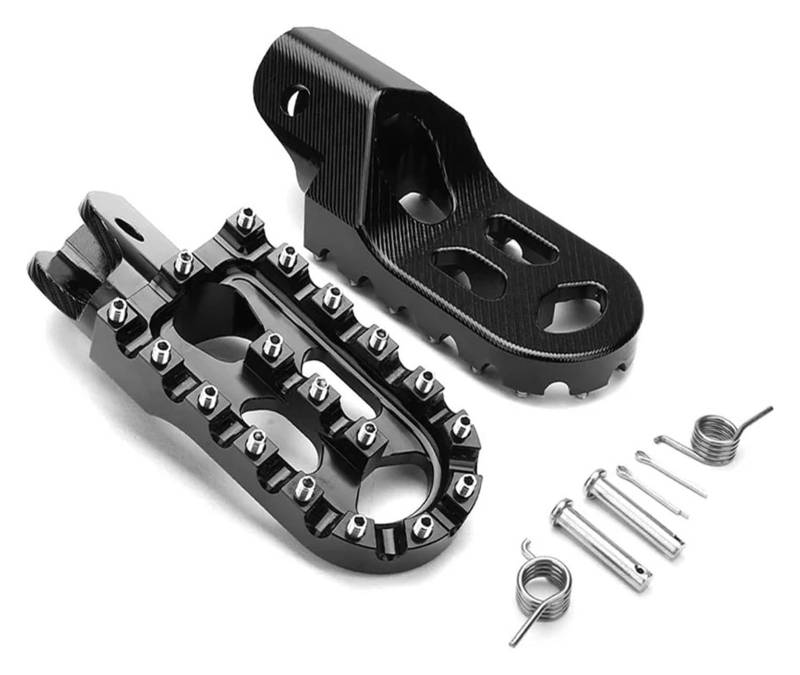 Motorrad Ruhepedal Für BM&W Für R1200GS Für LC 2013-2018 Billet Wide Pedals Fußrasten Schwarzes Motorradzubehör Motorrad Anti Rutsch Fußpedal von YADLIUASA