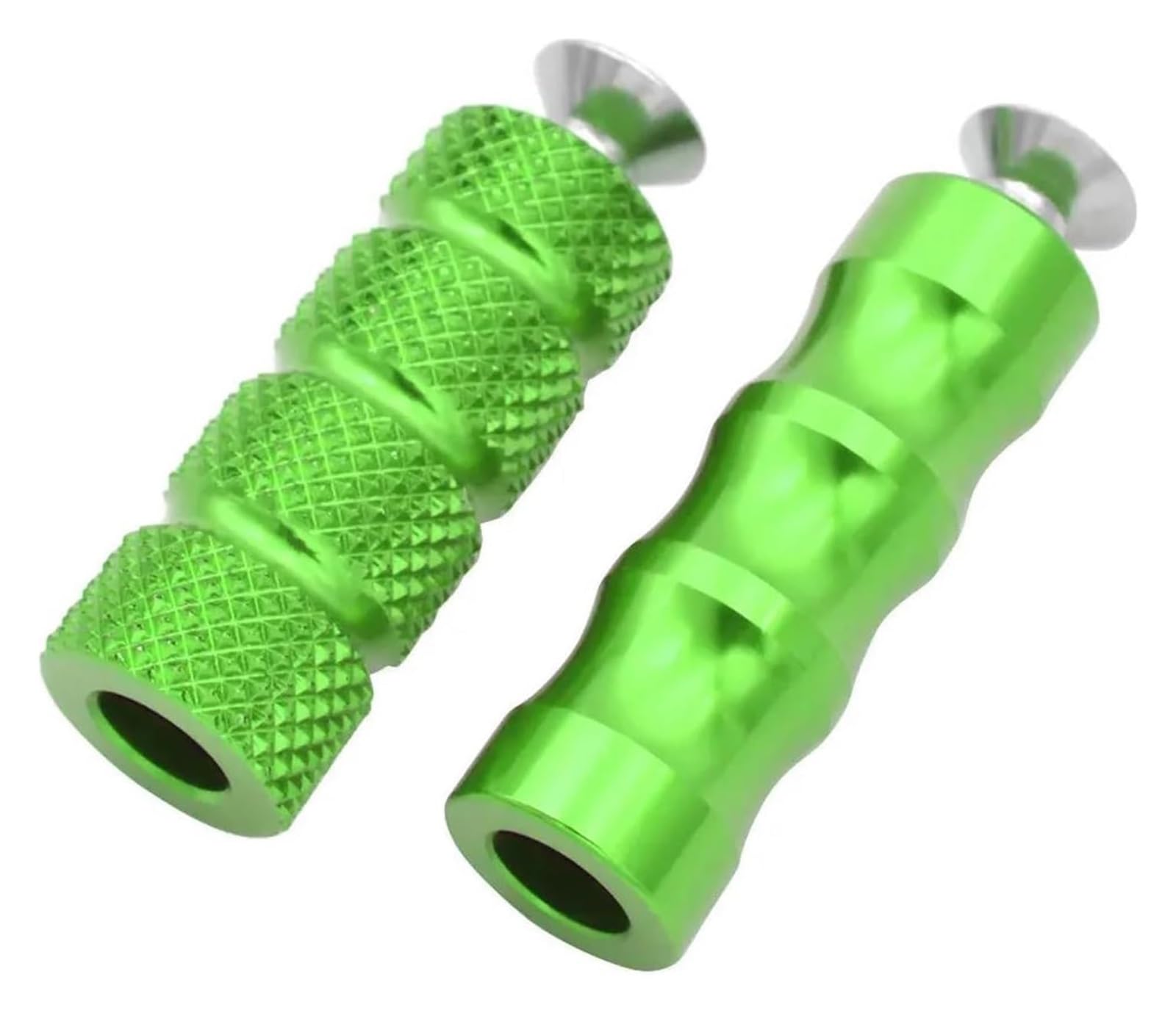 Motorrad Ruhepedal Für Kawasaki CNC M6 Racing Schalthebel Peg Bremspedal Fuß Motorrad Motorrad Anti Rutsch Fußpedal(Green) von YADLIUASA