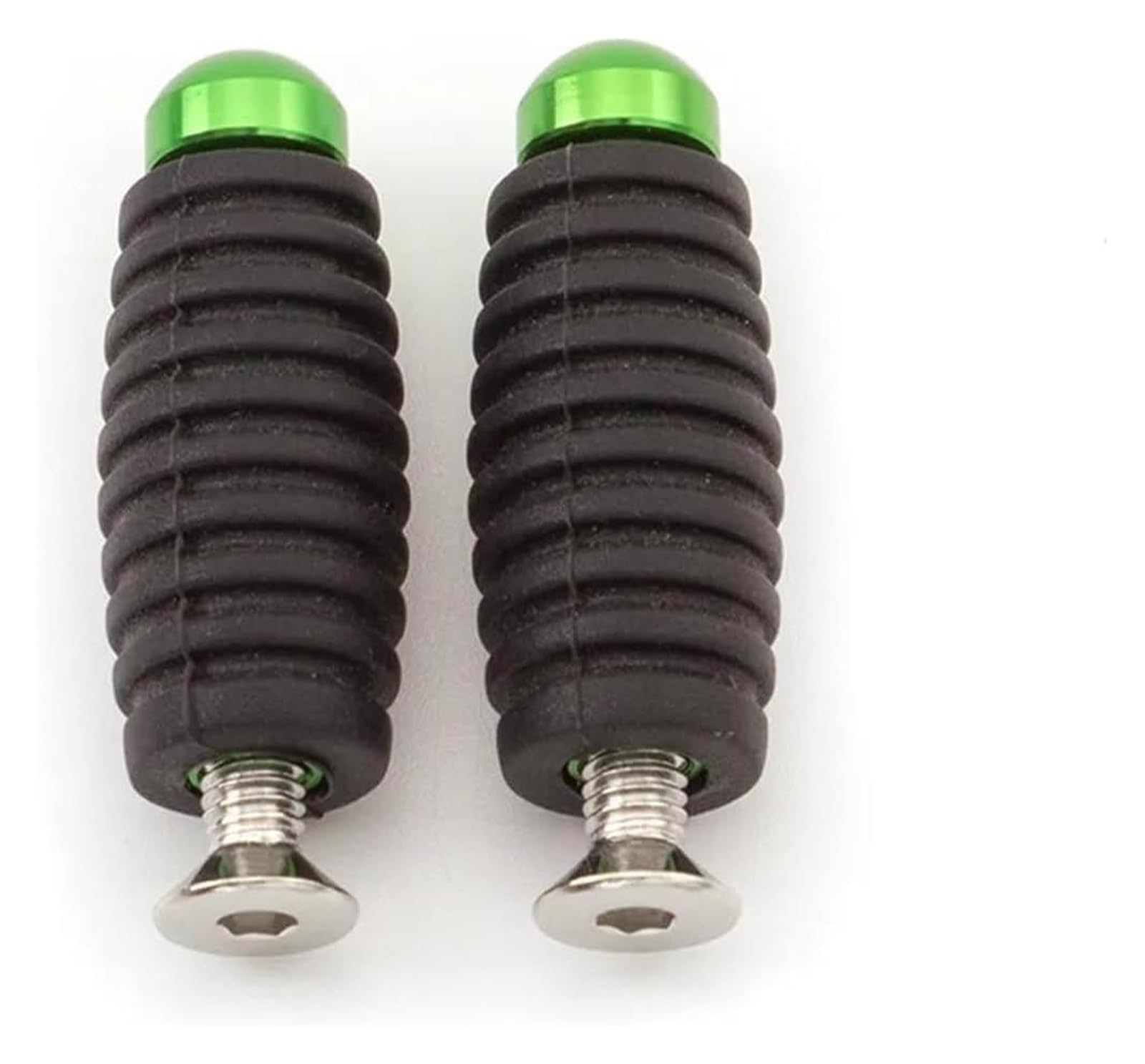 Motorrad Ruhepedal Für Kawasaki CNC Racing Motorrad Fußrastenanlage Fußstütze Schalthebel Motorrad Anti Rutsch Fußpedal(Green) von YADLIUASA