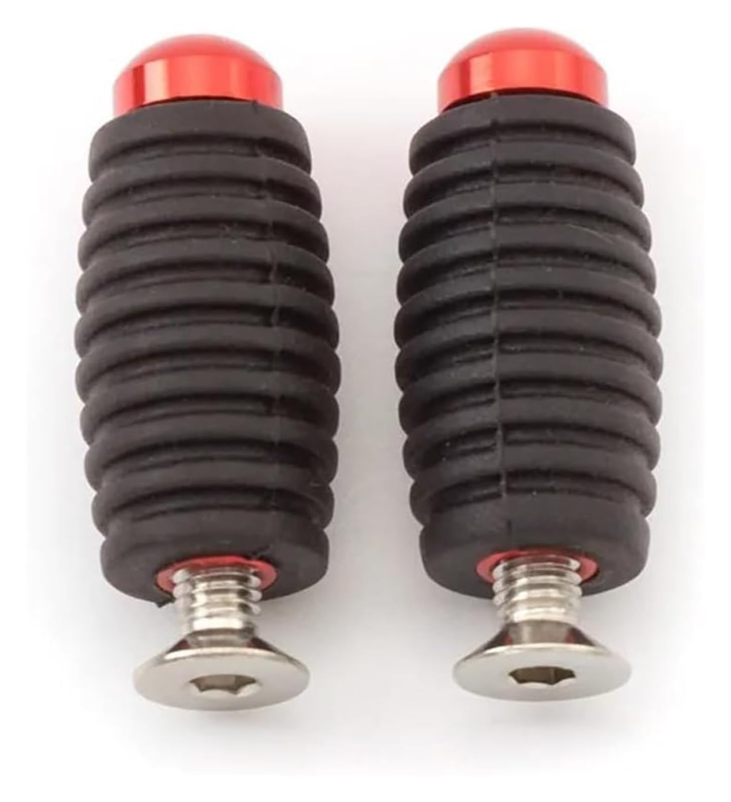 Motorrad Ruhepedal Für Kawasaki CNC Racing Motorrad Fußrastenanlage Fußstütze Schalthebel Motorrad Anti Rutsch Fußpedal(Red) von YADLIUASA