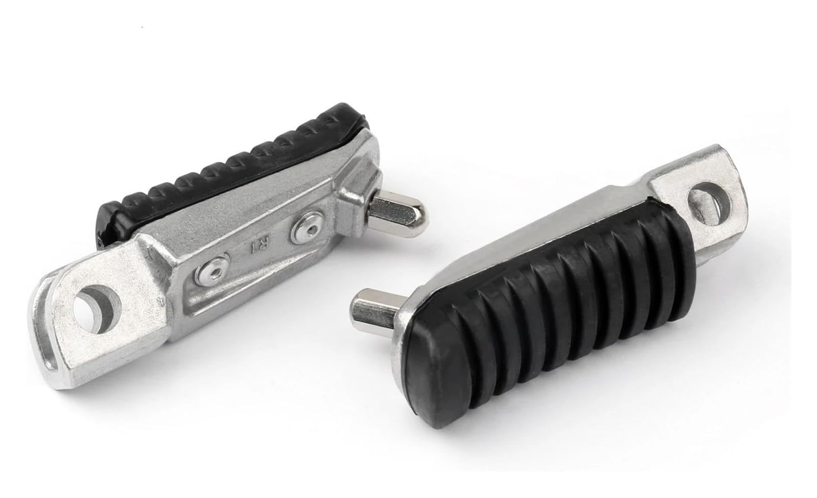 Motorrad Ruhepedal Für Kawasaki Für ER 4N 6F 6N ZR 250 400 Für V&ersys650 Motorrad Teile Vorne Fußstütze Pedale Motorrad Anti Rutsch Fußpedal von YADLIUASA