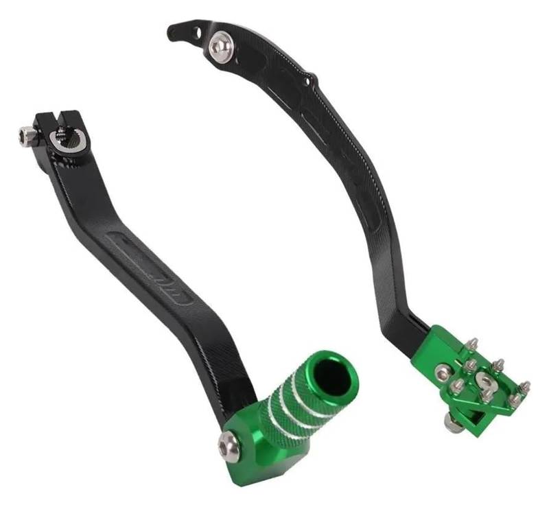Motorrad Ruhepedal Für Kawasaki Für KLX150L 2015-2018 Für KLX150BF 2017 Für KLX150L 150BF Motorrad CNC Schalthebel Fuß Bremspedal Motorrad Anti Rutsch Fußpedal von YADLIUASA