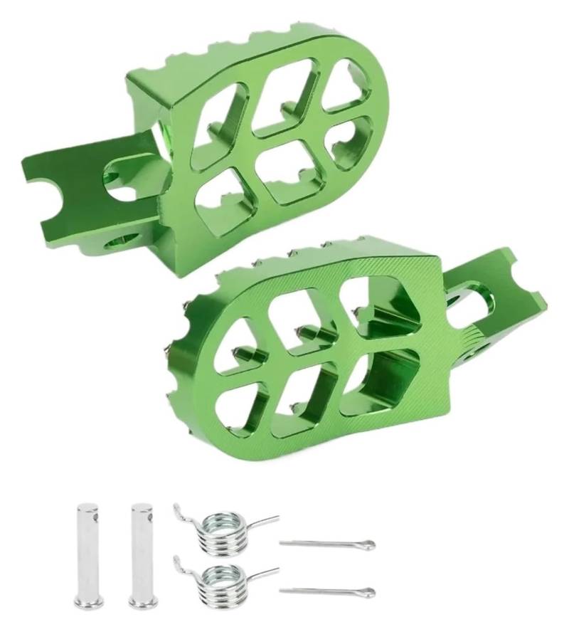 Motorrad Ruhepedal Für Kawasaki Für KX250 2005-2007 Motorrad Zubehör Pedale Rest Fußrasten Motorrad Anti Rutsch Fußpedal von YADLIUASA