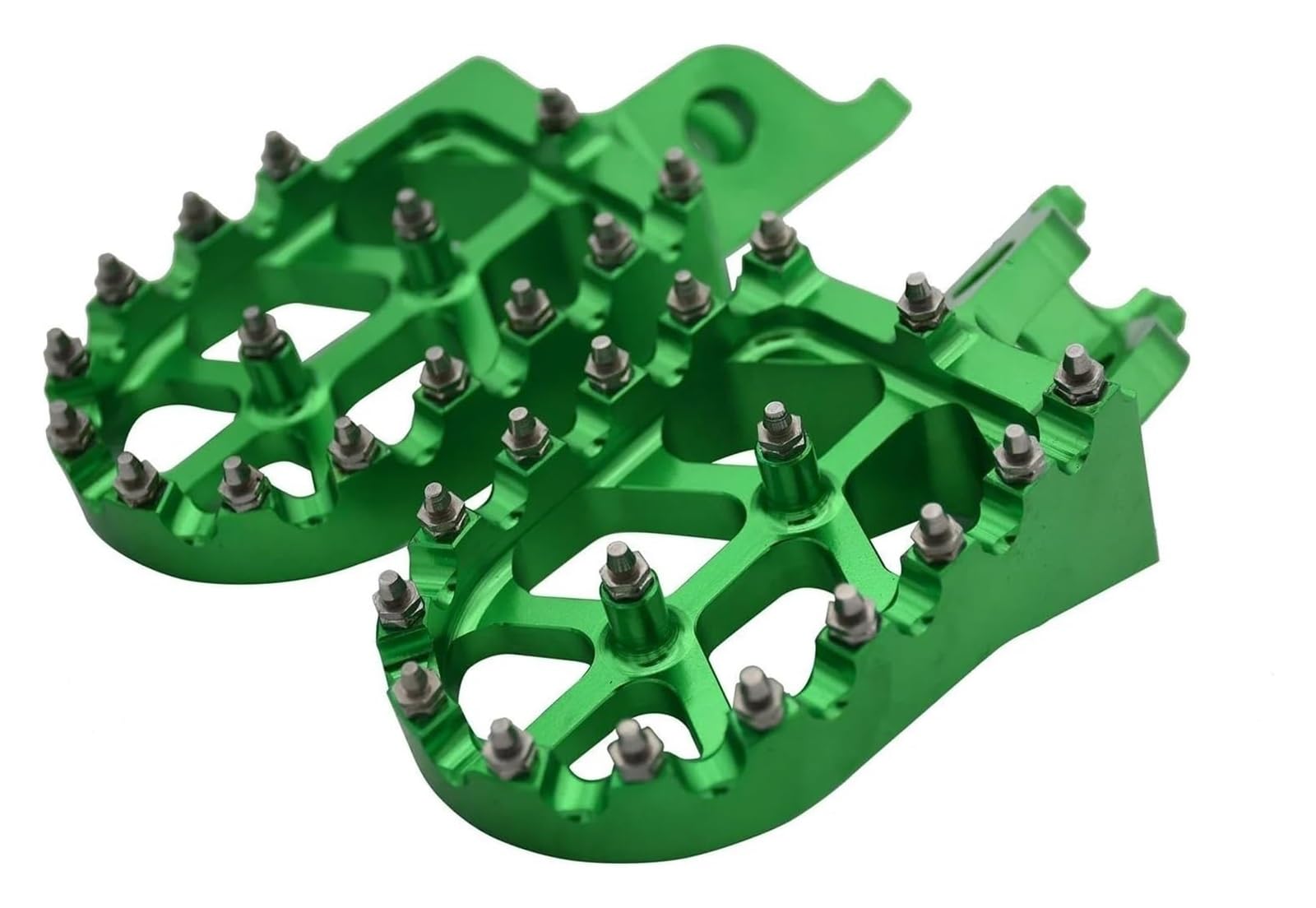 Motorrad Ruhepedal Für Kawasaki Für KX250F KX250 KX450F KX450 Für KLX450R KX250X KX450X Teile Motorrad Billet Ruht Pedale Fußrasten Motorrad Anti Rutsch Fußpedal(2) von YADLIUASA