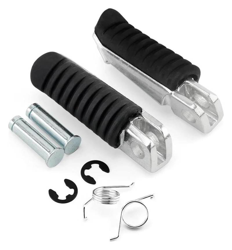 Motorrad Ruhepedal Für Kawasaki Für NINJA250 400 650 1000 Für VER&SYS Für Z1000SX Für Z750 Für ER6F Für ZX6R Für ZX12R Motorrad Vorne Fußstütze Motorrad Anti Rutsch Fußpedal von YADLIUASA